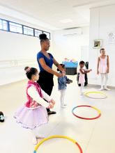 Aula de balé infantil e juvenil no Compaz Eduardo Campos