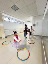 Aula de balé infantil e juvenil no Compaz Eduardo Campos