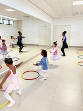 Aula de balé infantil e juvenil no Compaz Eduardo Campos