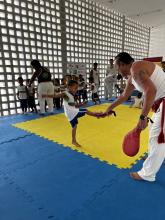 Alunos das creches Pão da Vida e Vovô Arthur, do Coque, no Compaz Dom Hélder Câmara