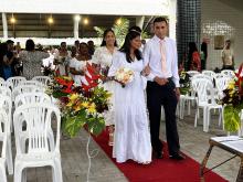 Casamento coletivo no Compaz Ariano Suassuna