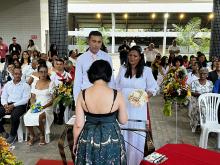 Casamento coletivo no Compaz Ariano Suassuna