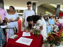 Casamento coletivo no Compaz Ariano Suassuna