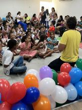 FESTA DO DIA DAS CRIANÇAS NA BIBLIOTECA POPULAR DE AFOGADOS