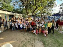 FESTA DO DIA DAS CRIANÇAS NA BIBLIOTECA POPULAR DE AFOGADOS